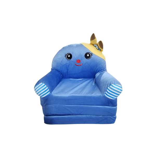 Blue Cartoon Kids Sofa Chair