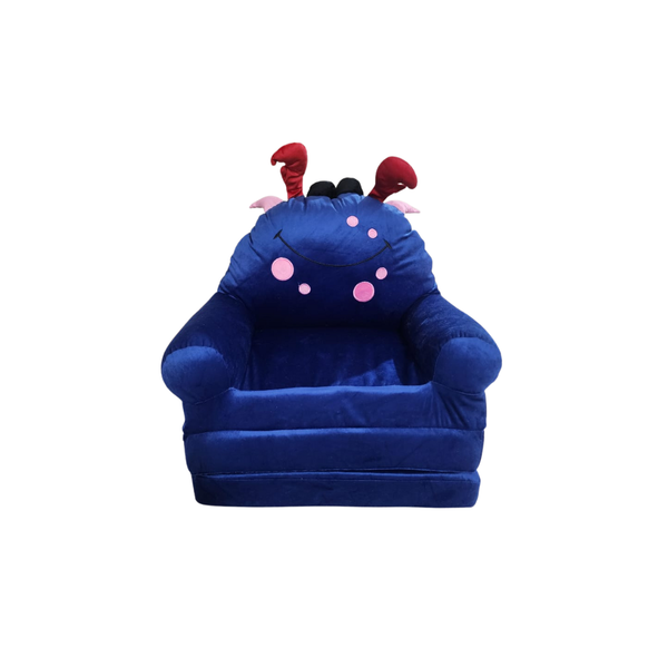 Blue Monster Kids Sofa Chair