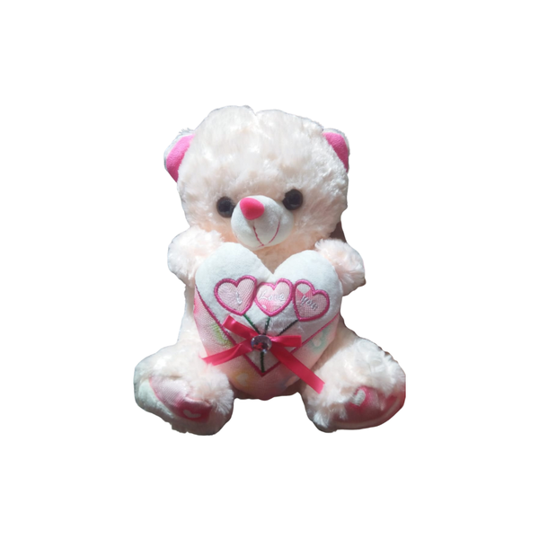 Heart-Holding Teddy Plush